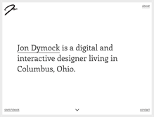 Tablet Screenshot of jondymock.com